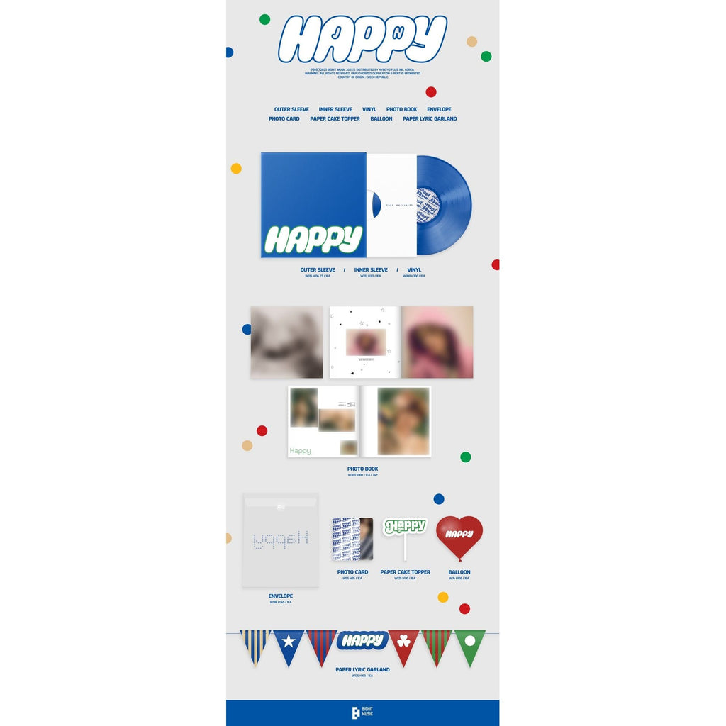 Jin (BTS) - Happy - LP [ Record ]