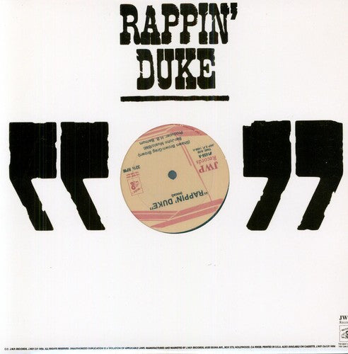 Shawn Brown: Rappin' Duke ( John Wayne Rap ) [ Vinyl ]