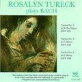 Rosalyn Tureck: Rosalyn Tureck Plays Bach : Partitas 1,2,6 - COMPACT DISCS