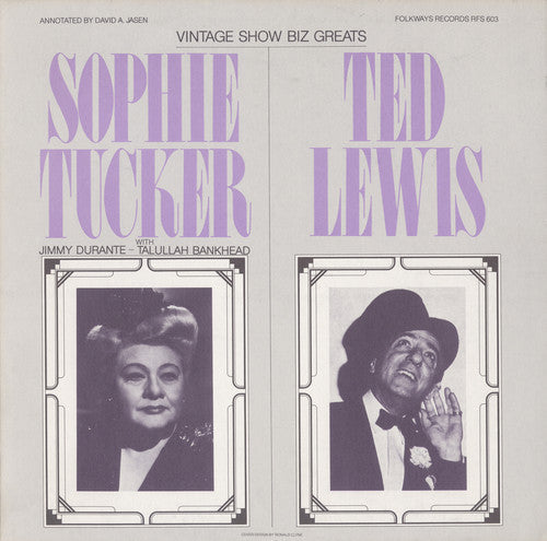 Ted Lewis: Vintage Show Biz Greats - COMPACT DISCS