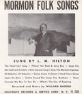 L.M. Hilton: Mormon Folk Songs - COMPACT DISCS