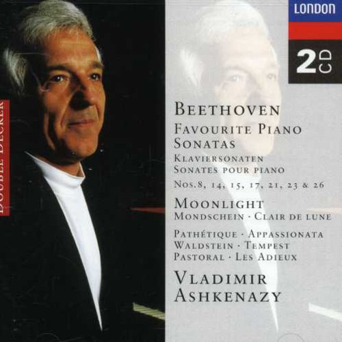 Vladimir Ashkenazy: Moonlight & Pathetique Piano Sonatas - COMPACT DISCS