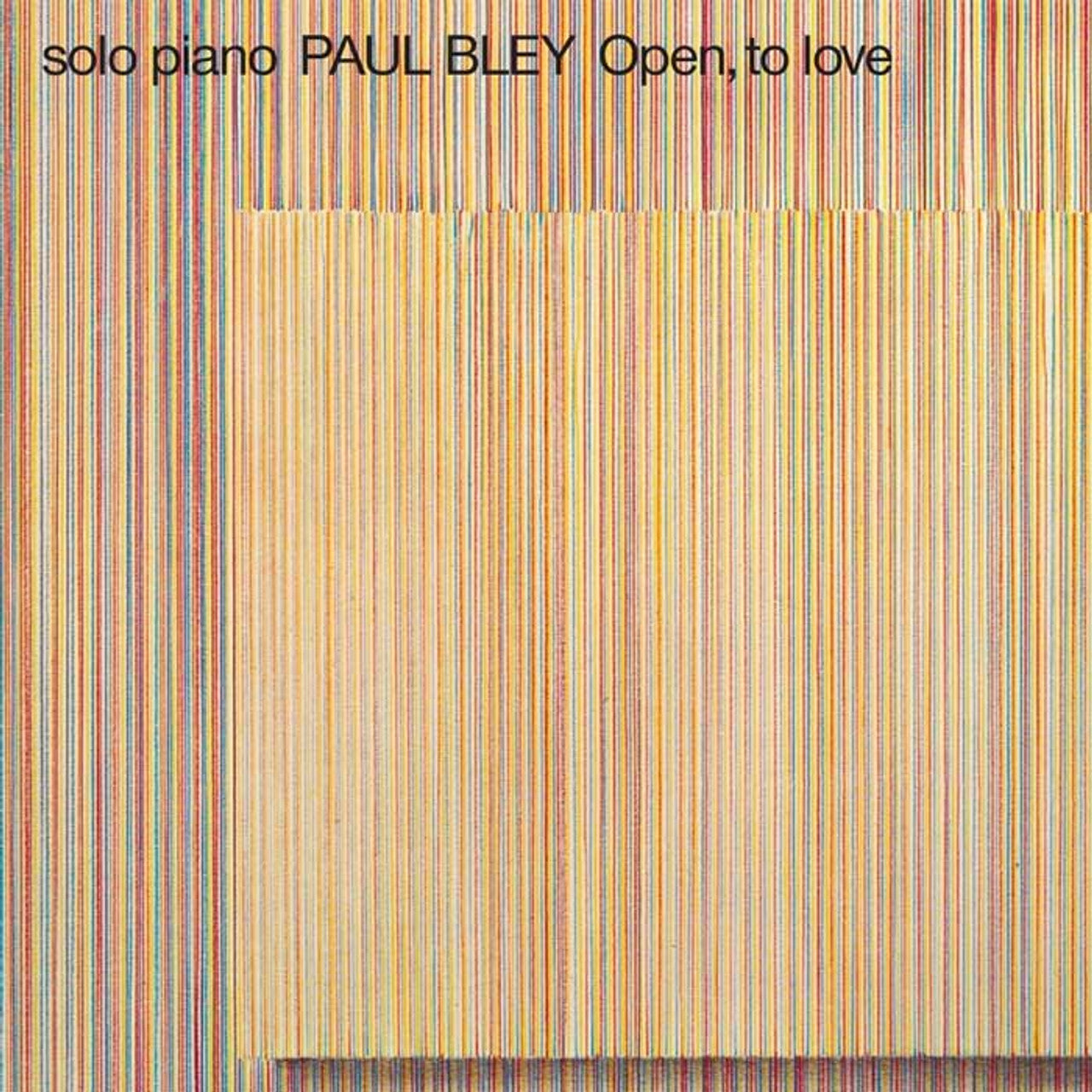 Paul Bley - Open, to Love - ECM Luminescence Series LP [ Record ]