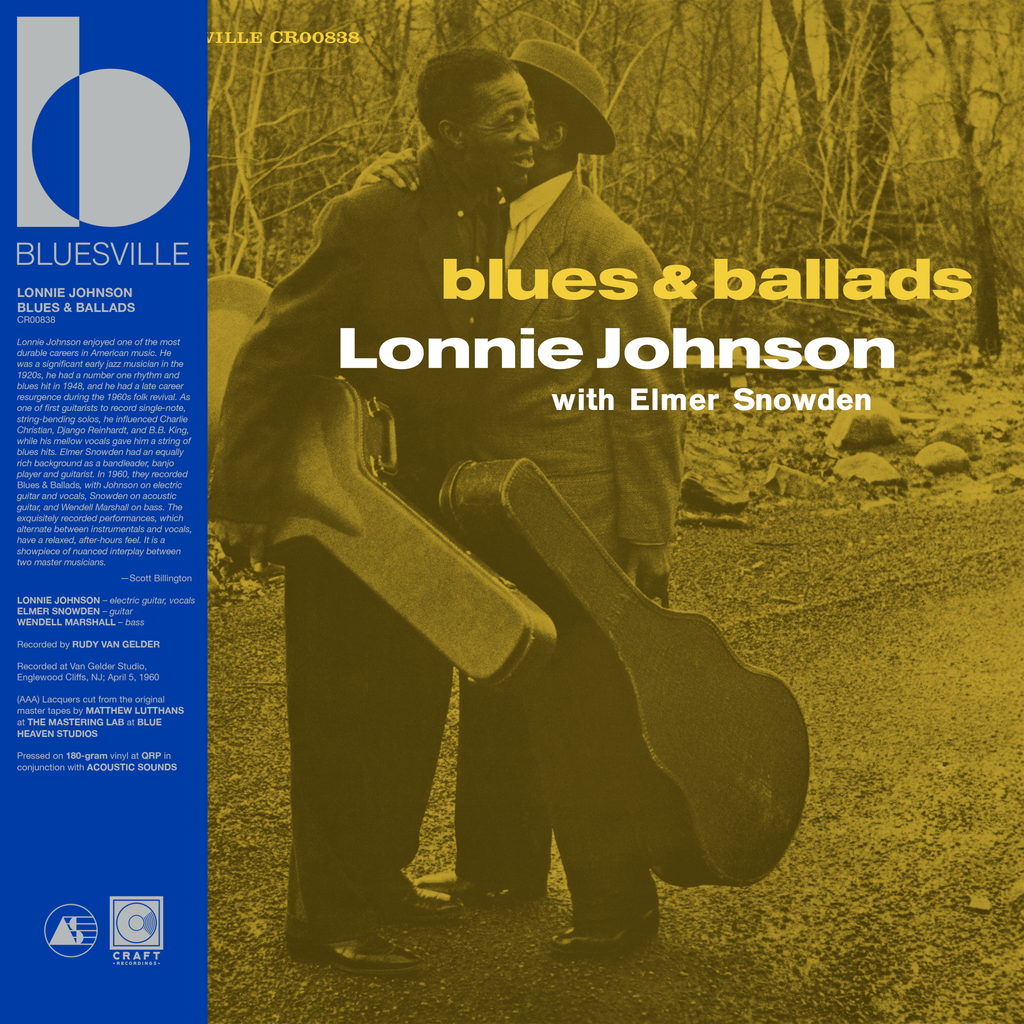 Lonnie Johnson - Blues & Ballads - Bluesville Acoustic Sound Series LP [ Record ]