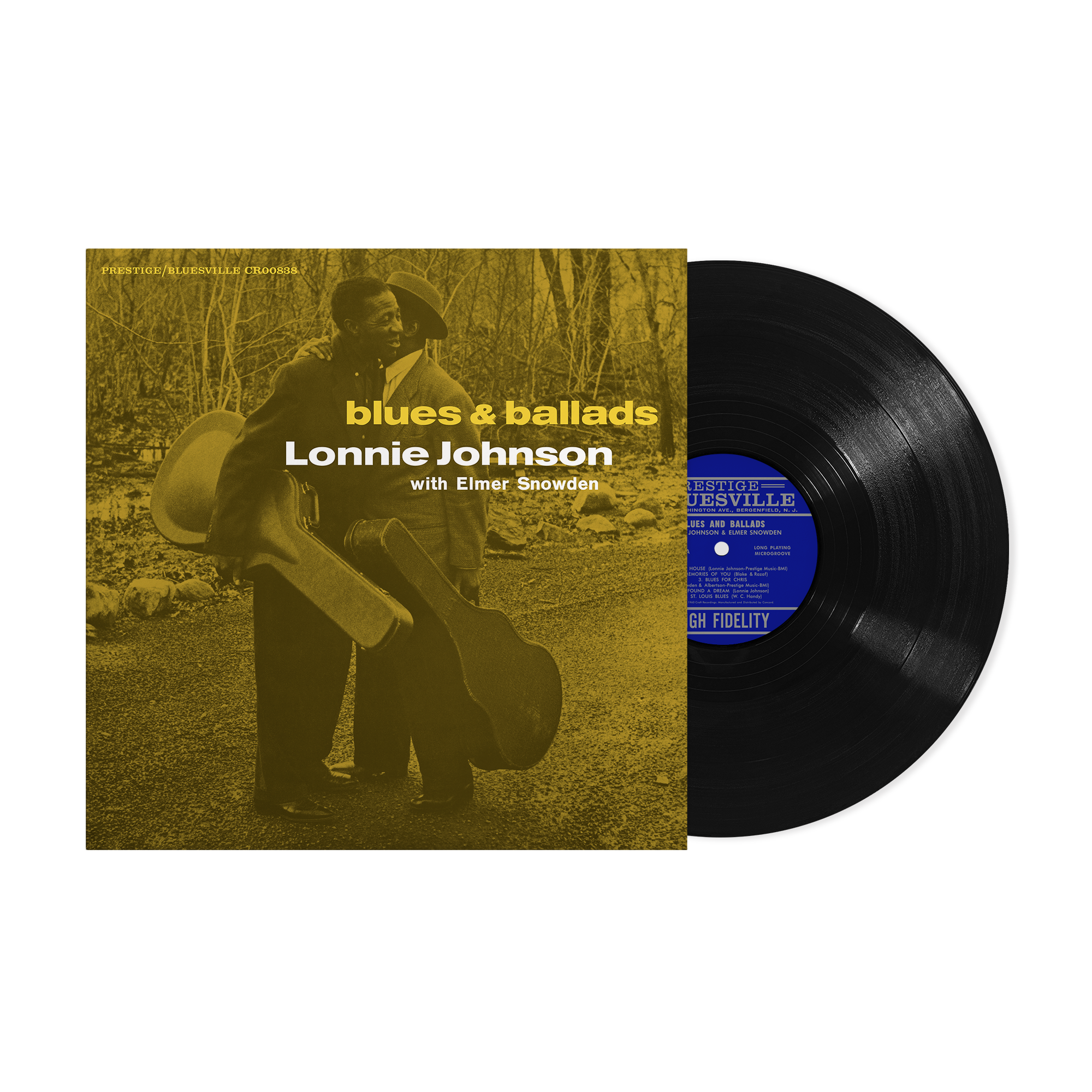 Lonnie Johnson - Blues & Ballads - Bluesville Acoustic Sound Series LP [ Record ]