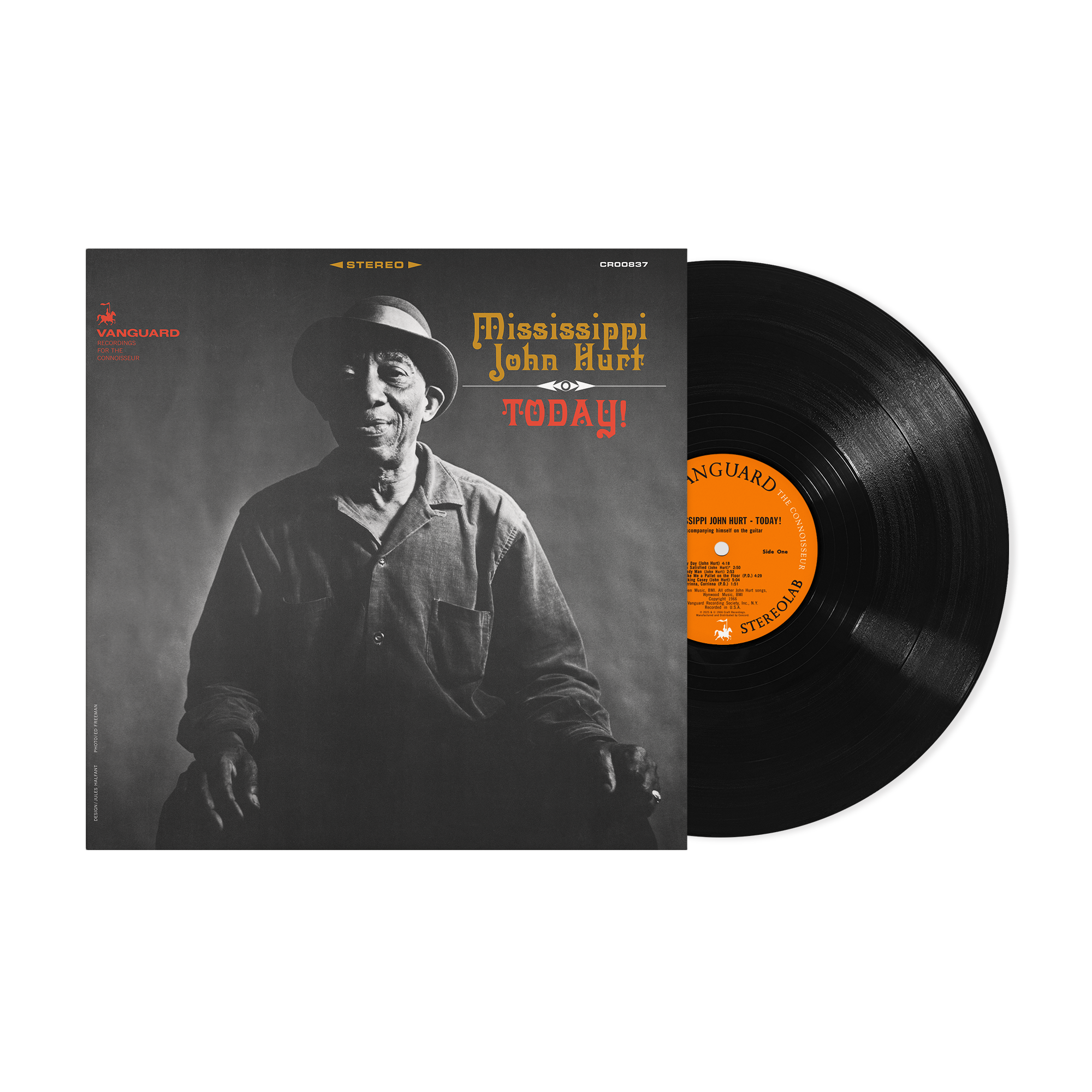 Mississippi John Hurt - Today! - Bluesville Acoustic Sound Series LP [ Record ]