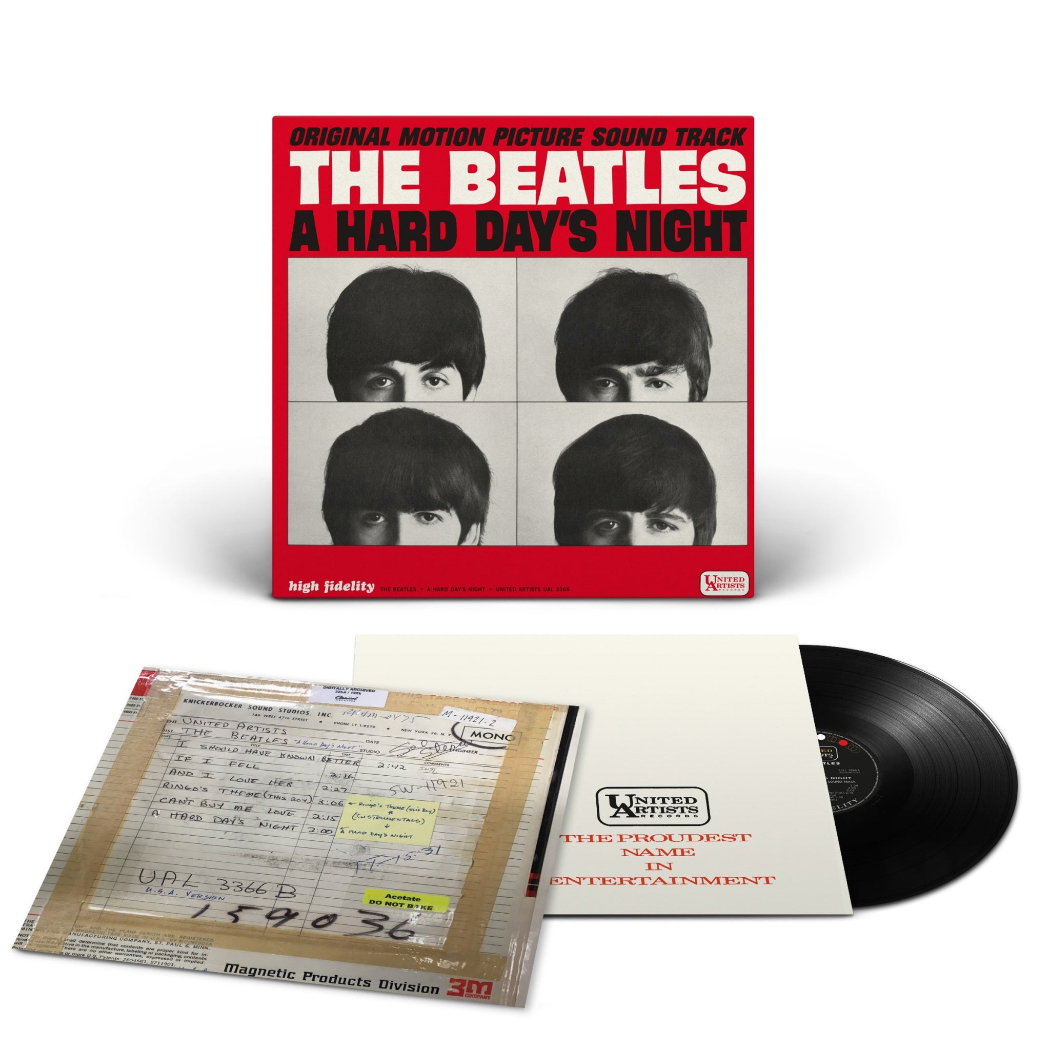 The Beatles - A Hard Day's Night: Original Motion Picture Soundtrack (In Mono) - LP [ Record ]
