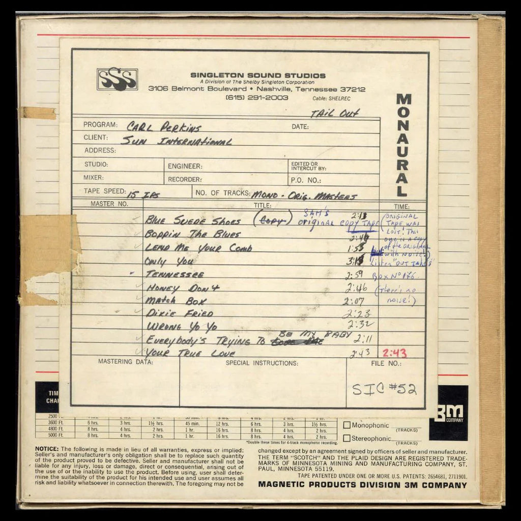 Carl Perkins - Dance Album Of Carl Perkins - Intervention LP [ Record ]