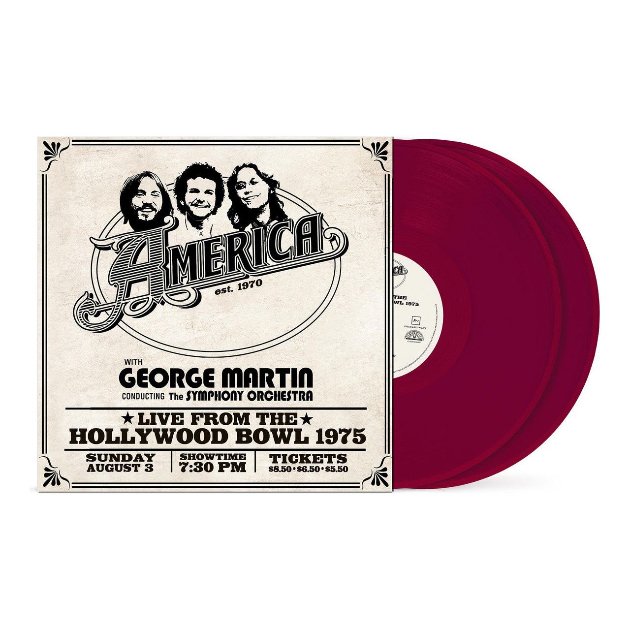 America - Live from the Hollywood Bowl 1975 - LP [ Record ]