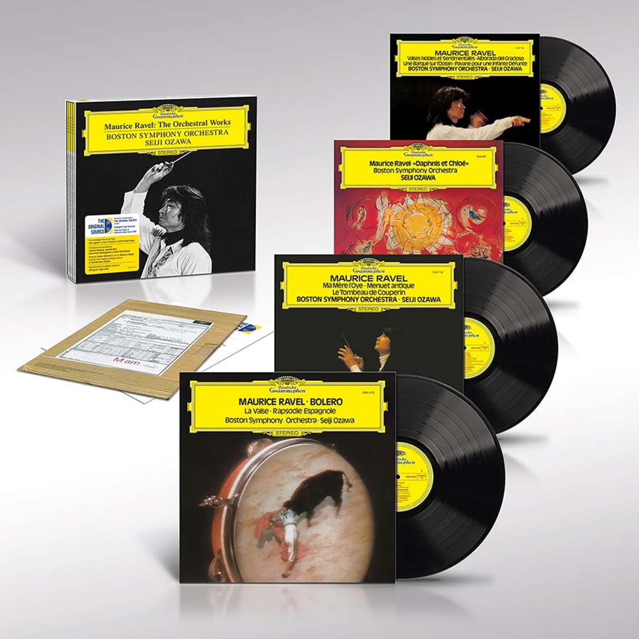 Seiji Ozawa & BSO - Ravel: The Orchestral Works - Original Source Series Boxed Set LP [ Record ]