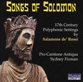 Sidney Fixman: Songs of Solomon - COMPACT DISCS