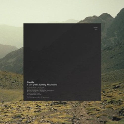 Oneida: A List Of The Burning Mountains [ Vinyl ]