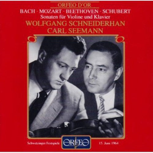 Bach / Mozart / Seemann / Schneiderhan: Sonaten Fur Violine Und Klavier { CD }