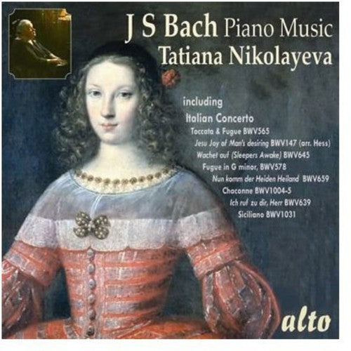 Tatiana Nikolayeva: Tatiana Nikolayeva Plays Bach Piano Music - COMPACT DISCS