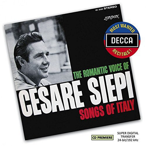 Cesare Siepi: Most Wanted Recitals: The Romantic Voice of Cesare - COMPACT DISCS