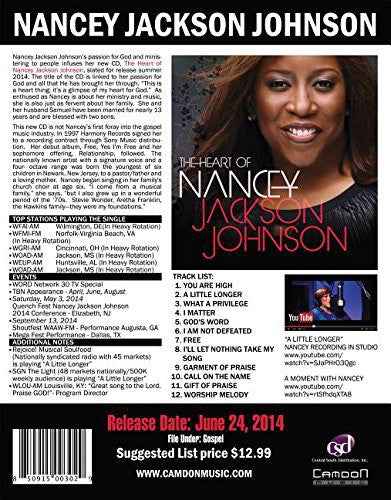 Nancey Johnson Jackson: Heart of Nancey Jackson Johnson { CD }
