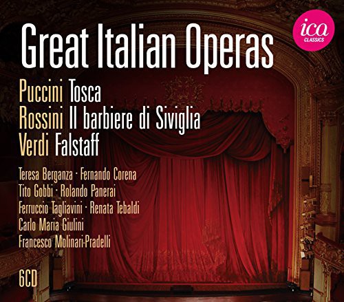 Puccini / Verdi / Rossini / Giulini / Tebaldi: Great Italian Operas { CD }