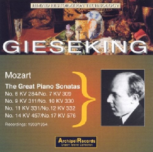 Mozart / Gieseking: Klaviersonaten 6 7 910 { CD }