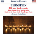 Bernstein / Dossin, Alexandre: Piano Music { CD }