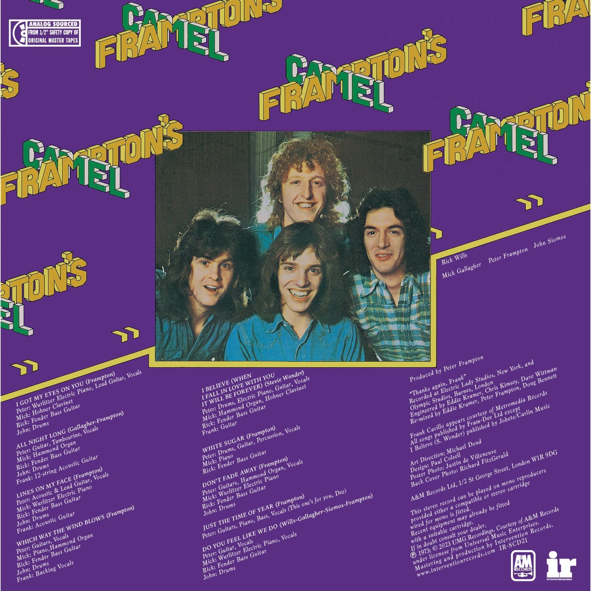 Peter Frampton - Frampton's Camel - Intervention Records SACD [ Record ]