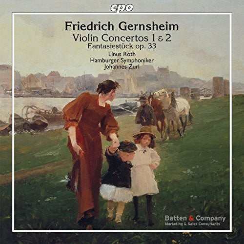 Gernsheim / Roth / Hamburger Symphoniker Orch: Gernsheim: Violin Concertos { CD }