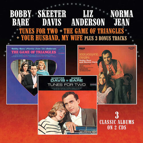 Bare, Bobby / Davis, Skeeter / Anderson, Liz / Norma: Tunes For Two / Game Of Triangles / Your Husband - COMPACT DISCS