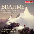 Brahms, J. / Kudritskaya, Natacha / Brodsky Quartet: Brahms: String Quartet Op.51 No.1 - Piano Quintet { CD }