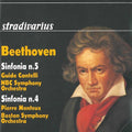 Beethoven / Bso / Cantelli / Monteux / NBC Sym Orc: Symphonies 5 & 4 { CD }