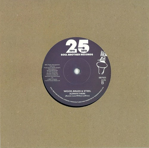 Brass Steel & Wood: Hey Whats That You Say / Always There - 7-INCH SINGLE