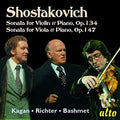 Richter / Kagan / Bashmet: Shostakovich: Vilolin Sonata Viola Sonata Opp. 134 { CD }