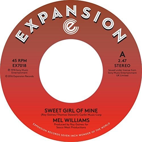 Mel Williams: Sweet Girl Of Mine / Turn Me On - 7-INCH SINGLE