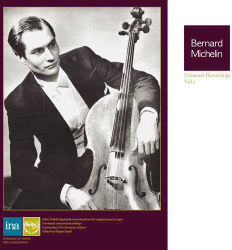 Bernard Michelin: Unissued Recordings 1 [ Vinyl ]