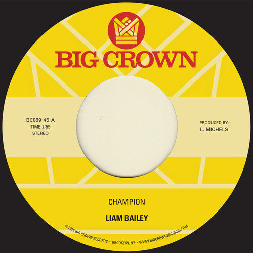 Liam Bailey: Champion / Please Love Me Again - 7-INCH SINGLE