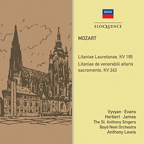 Mozart / Vyvyan, Jennifer: Mozart: Litanies KV 195 & 243 { CD }