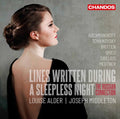 Alder  Middleton: Lines Written During Sleepless { CD }