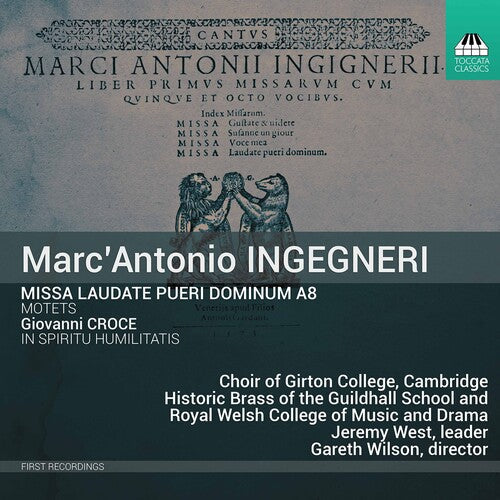 Ingegneri / Wilson: Missa Laudate Pueri Dominum { CD }