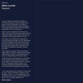 Alvin Lucier: Vespers [ Vinyl ]
