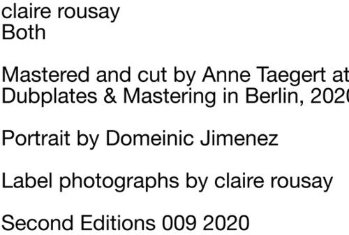 Rousay, Claire: Both [ Vinyl ]
