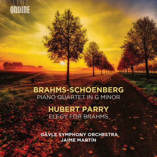 Brahms / Gavle Symphony Orchestra: Piano Quartet in G Minor / Elegy for Brahms { CD }