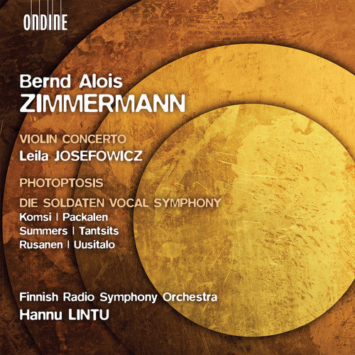 Zimmermann / Josefowicz: Violin Concerto / Photoptosis { CD }