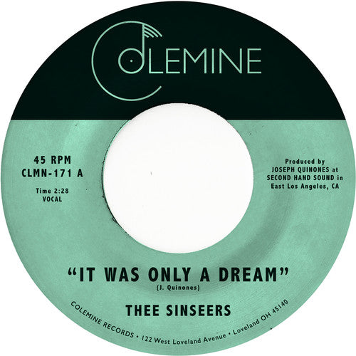 Thee Sinseers: It Was Only A Dream - 7-INCH SINGLE