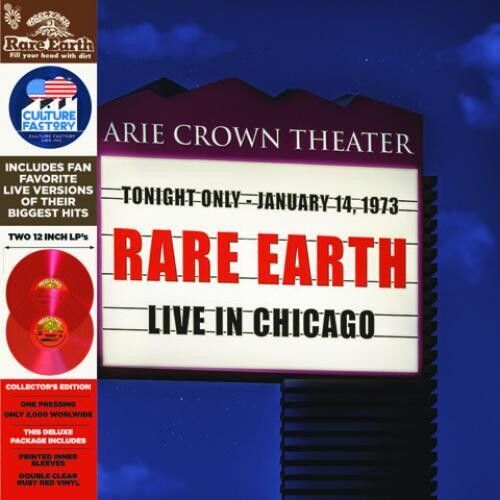 Rare Earth -  Live in Chicago - Indie LP [ Record ]