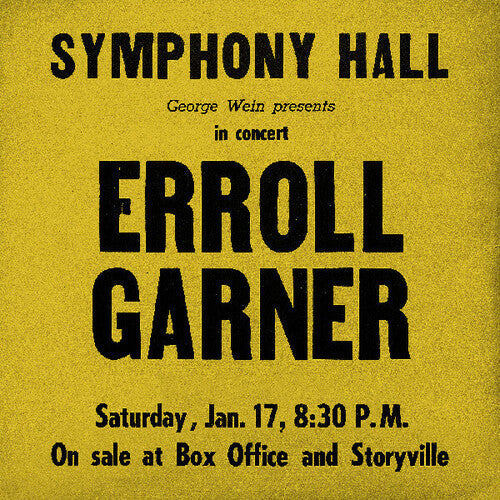 Erroll Garner: Symphony Hall Concert - VINYL