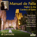 Alicia de Larrocha: Falla: Nights in the Gardens of Spain & Piano Favourites - COMPACT DISCS