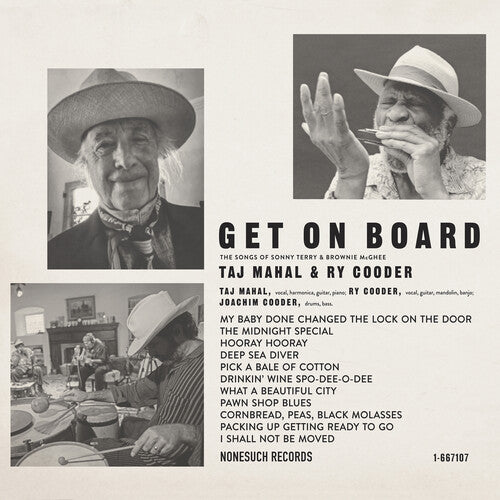 Taj Mahal & Ry Cooder - Get On Board - LP [ Record ]