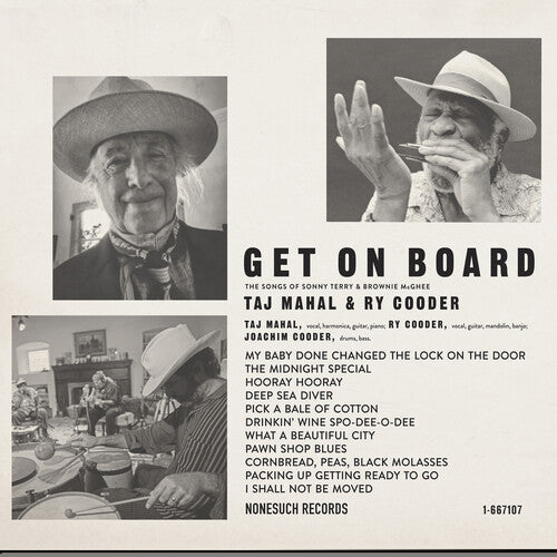 Taj Mahal & Ry Cooder: Get On Board { CD }