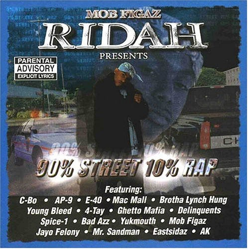 Mob Figaz Ridah: 90% Street 10% Rap { CD }
