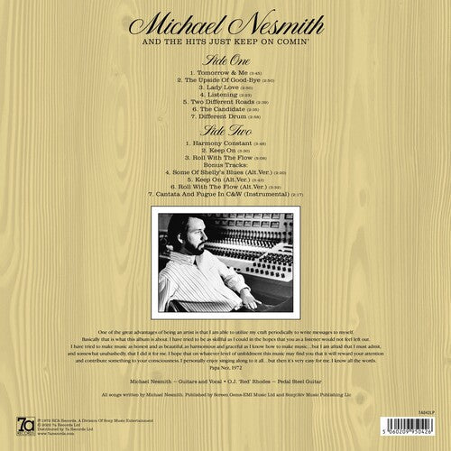 Michael Nesmith - And The Hits Just Keep On Comin' - LP [ Record ]
