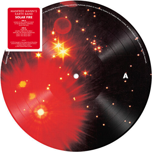 Manfred Mann's Earth Band - Solar Fire - Picture Disc LP [ Record ]