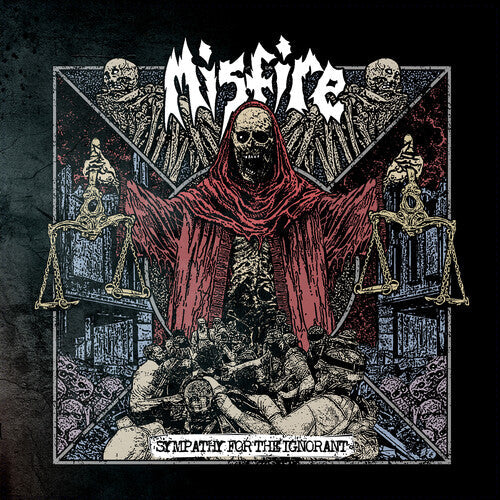 Misfire: Sympathy For The Ignorant - Clear base w/Ruby Splatter - VINYL